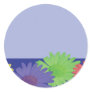 daisy 3 round stickers