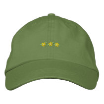 Daisy Accent embroidered hats by ZazzleEmbroidery Daisy Accent embroidered hats