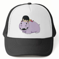Daisy and Cookie the Hippo hats by ButtermilkBiscuits Daisy and Cookie the Hippo hats