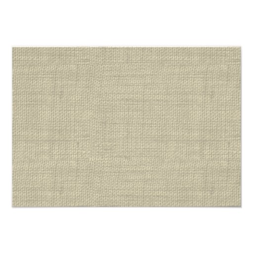 Daisy and Lace Country Burlap Wedding Response Announcement