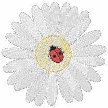 Daisy and Lady Bug embroidered shirts by ZazzleEmbroidery Daisy and Lady Bug embroidered shirts