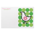 Daisy Baby Chick Dots Cute Fun Custom Stationery by fatfatin_design Daisy Baby Chick Dots Cute Fun Custom Stationery