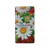 Daisy Basket labels