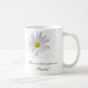 daisy, Bloom where you are Planted mugs
