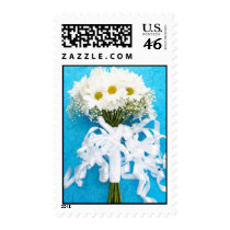 Daisy Bridal Bouquet Postage Stamps