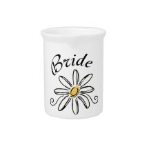 Daisy Bridal Favor Beverage Pitchers