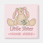 Daisy Bunny Little Sister Fridge Magnets
