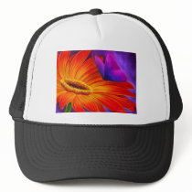 DAISY & BUTTERFLY ART PAINTING - MULTI hats by JUDERM DAISY & BUTTERFLY ART PAINTING - MULTI hats