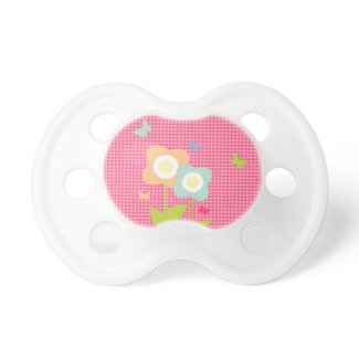 Daisy &amp; Butterfly Pacifier