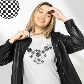 Daisy Chain black and white top shirt