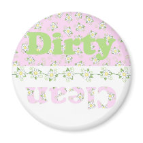 Daisy Clean Dirty Dishwasher Magnet magnets