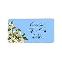 Daisy Cluster Personalized Address Labels