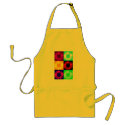 Daisy Crazy - Multi-Color Daisies aprons