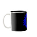 "Daisy Crazy" - Royal Blue Daisy mugs by BrattiGrl "Daisy Crazy" - Royal Blue Daisy mugs