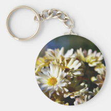 Daisy Daisies Flowers Keychain