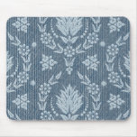 Daisy Damask, Denim in Shades of Blue & White mousepads