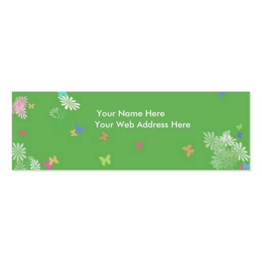 Daisy Day Dream Business Card (back side)
