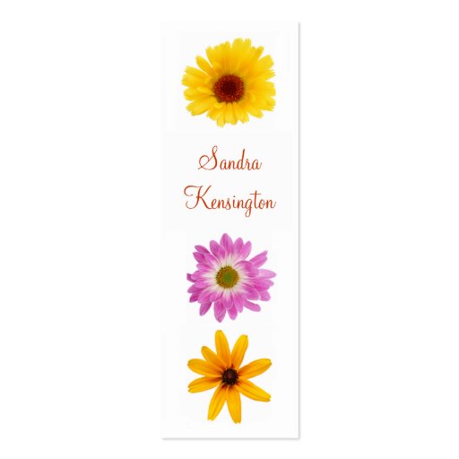Daisy Daze Business Card Templates (front side)