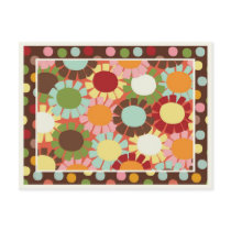Daisy Dissy - Brown - Postcard