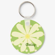 Daisy Dot Art keychains