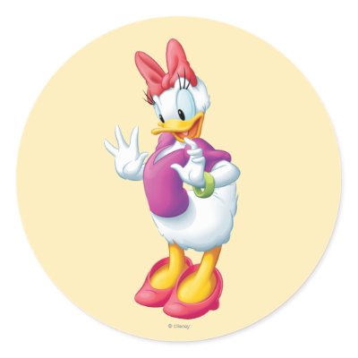 Daisy Duck 5 stickers