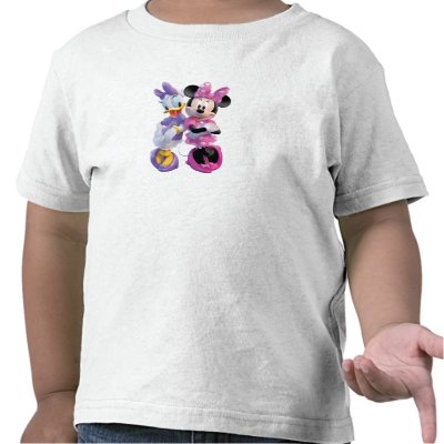 Daisy Duck And Minnie leaning against each other t-shirts