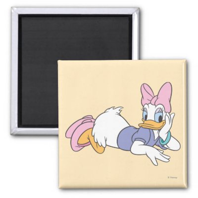 Daisy Duck Laying Down magnets