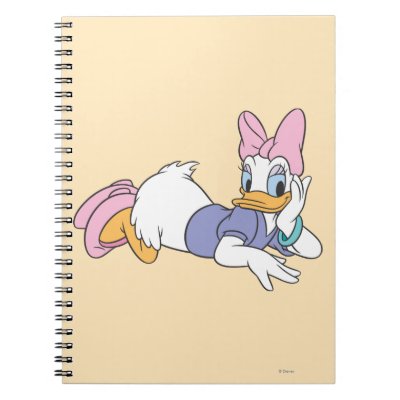 Daisy Duck Laying Down notebooks