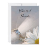 Daisy Elegance Wedding Rehearsal Dinner Invitation