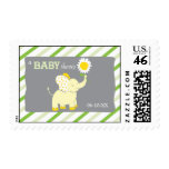 Daisy Elephant | Baby Shower Stamp stamps