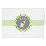 Daisy Elephant   |  Girl Thank You Cards cards
