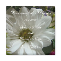 Daisy Floral Save the Date magnet by MAPASUE Daisy Floral Save the Date magnet