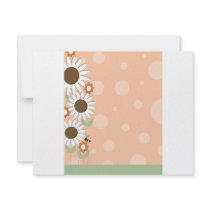 Daisy Flower Border invitations by mariabellimages Daisy Flower Border invitations