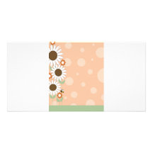Daisy Flower Border Picture Card