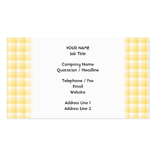 Daisy Flower in Yellow and White. Business Cards (back side)