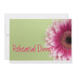 daisy flower, Rehearsal Dinner invitations