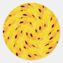 Daisy flower sticker