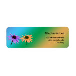 daisy flowers address label