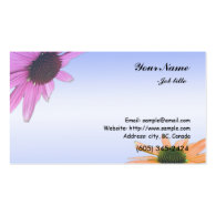 daisy flowers business card