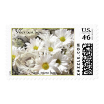 Daisy Flowers Personalized Postage Stamps