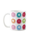 Daisy Fuzzy Color Dots Mug