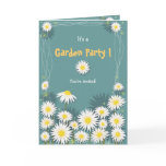 Daisy Garden Birthday Party Invitation 2 Cards