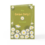 Daisy Garden Birthday Party Invitation Greeting Card