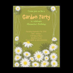 Daisy Garden Birthday Party Invitation
