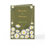 Daisy Garden Wedding Invitation Announcement Cards