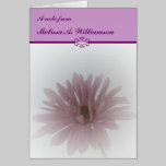 Daisy Haze Blank Personalized Note Cards cards