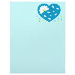 Daisy Heart Customized Letterhead