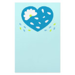 Daisy Heart Personalized Stationery