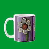 Daisy in Purple - mug mugs