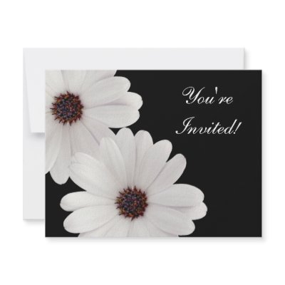 Daisy invitations